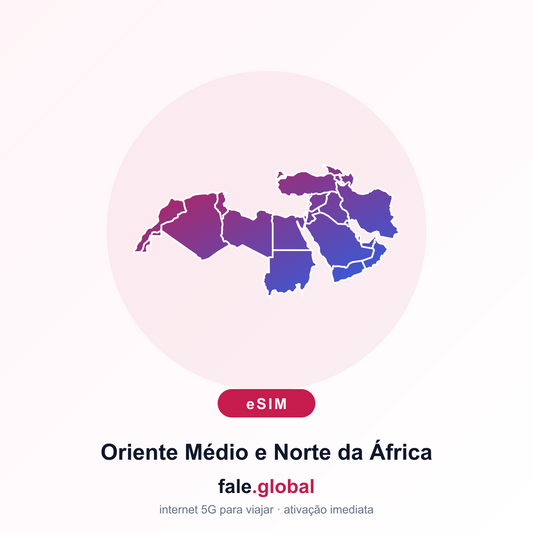 eSIM Oriente Médio e Norte da África — fale.global